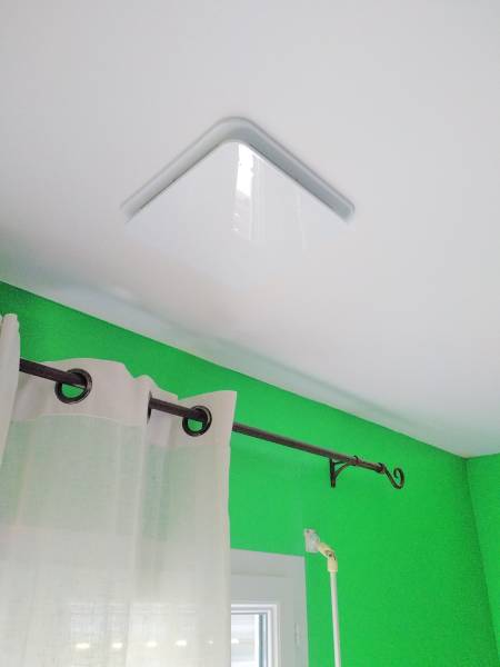 Bouche de soufflage climatisation chauffage 4 voies plafonnière 