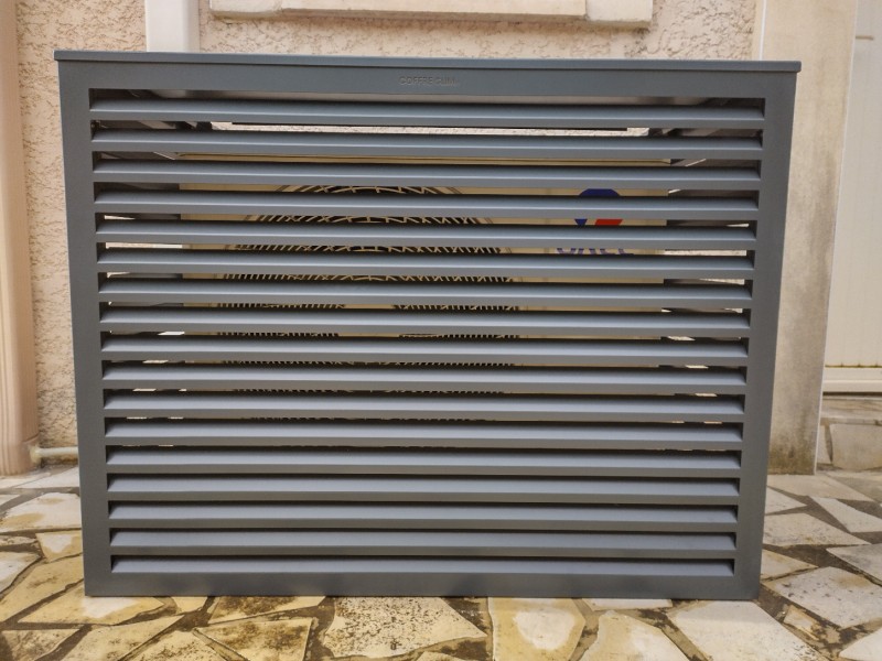 Après avec cache clim coffre en alu montpellier