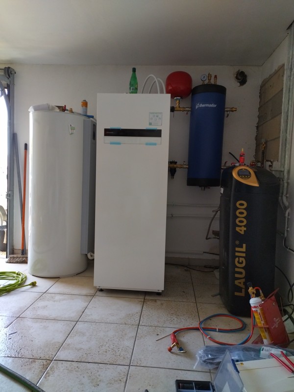 Etude selon le cahier des charges de QUALIPAC,  installation d'une pompe à chaleur Air / Eau Panasonic Aquaréa série K, dans une maison à Saint-Sériès (34). Avec aides de l'état ma prime rénov.